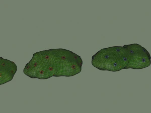トゥーンブッシュ 3Dモデル