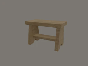 sgabello Modello 3D