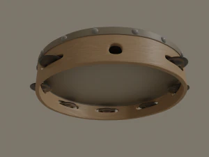 pandereta Modelo 3D