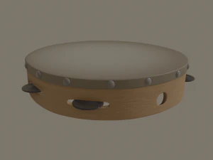 pandereta Modelo 3D
