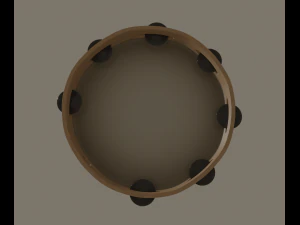 pandereta Modelo 3D