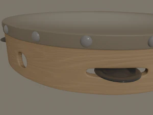 pandereta Modelo 3D