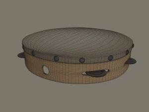 pandereta Modelo 3D