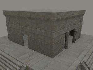 mayan temple 3D Model