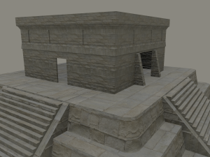 mayan temple 3D Model