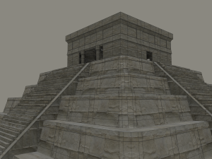 mayan temple 3D Model