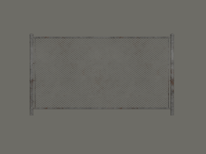 chain link fence 3D Model