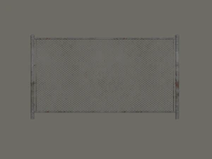 ogrodzenie z ogniwa łańcucha Model 3D