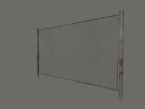 chain link fence 3D Model