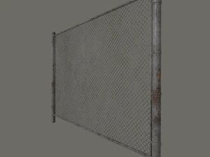 chain link fence 3D Model
