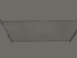 chain link fence Modelo 3D