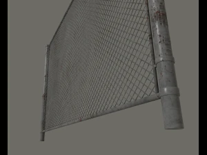 chain link fence 3D Model