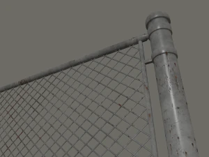 chain link fence 3D Model