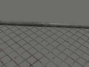chain link fence Modelo 3D