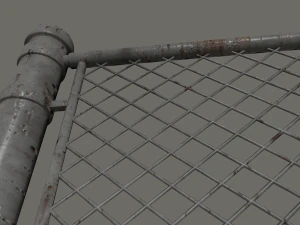 chain link fence 3D Model
