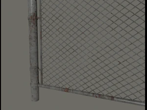 chain link fence 3D Model