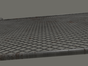 chain link fence Modelo 3D