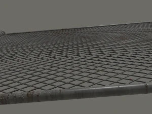 chain link fence 3D Model