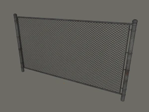 chain link fence 3D Model