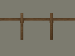 wood pier Modèle 3D
