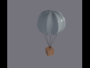 supply drop Model 3D