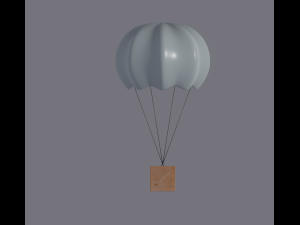 supply drop Model 3D