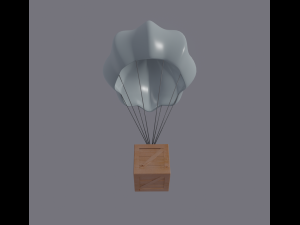 supply drop Model 3D