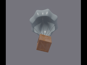 supply drop Model 3D