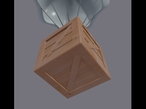 supply drop Model 3D