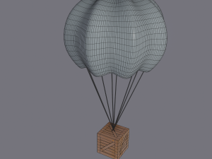 supply drop Model 3D
