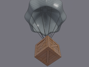 supply drop Model 3D