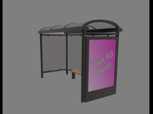 bus stop 3D Model