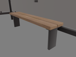 bus stop Model 3D
