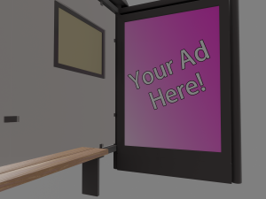 bus stop Model 3D