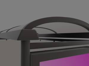 bus stop Model 3D