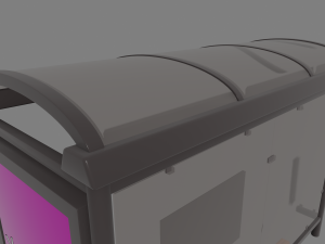 bus stop Model 3D