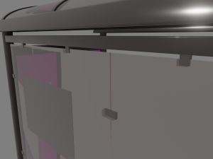 bus stop Model 3D