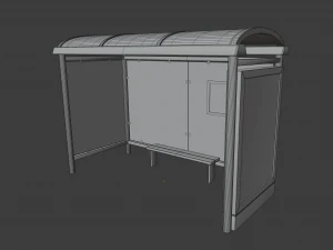 bus stop 3D Model