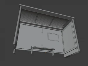bus stop 3D Model