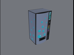 vending machine Modèle 3D