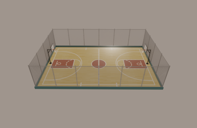 basketball court 3D मॉडल .c4d .max .obj .3ds .fbx .stl .blend