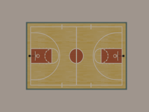 basketball court 3D मॉडल