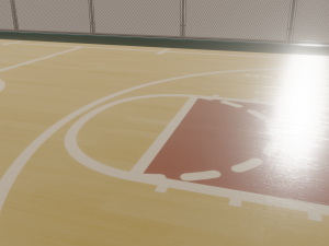 basketball court 3D मॉडल