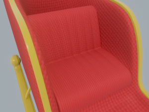 santa claus sleigh 3D Model