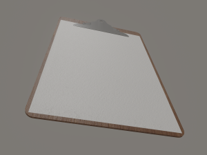 clipboard Model 3D