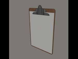 clipboard Model 3D