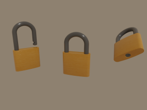 padlock 3D Model