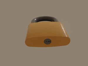 padlock Modello 3D