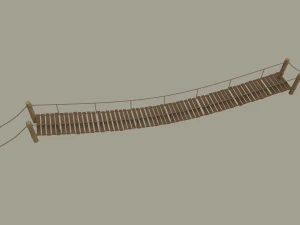 rope bridge 3D Model