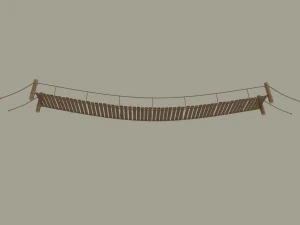 rope bridge 3D Model